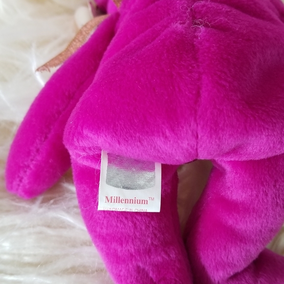 Rare Millennium 2000 Ty Bear! 🐻 💜 Beanie Baby - Picture 4 of 5